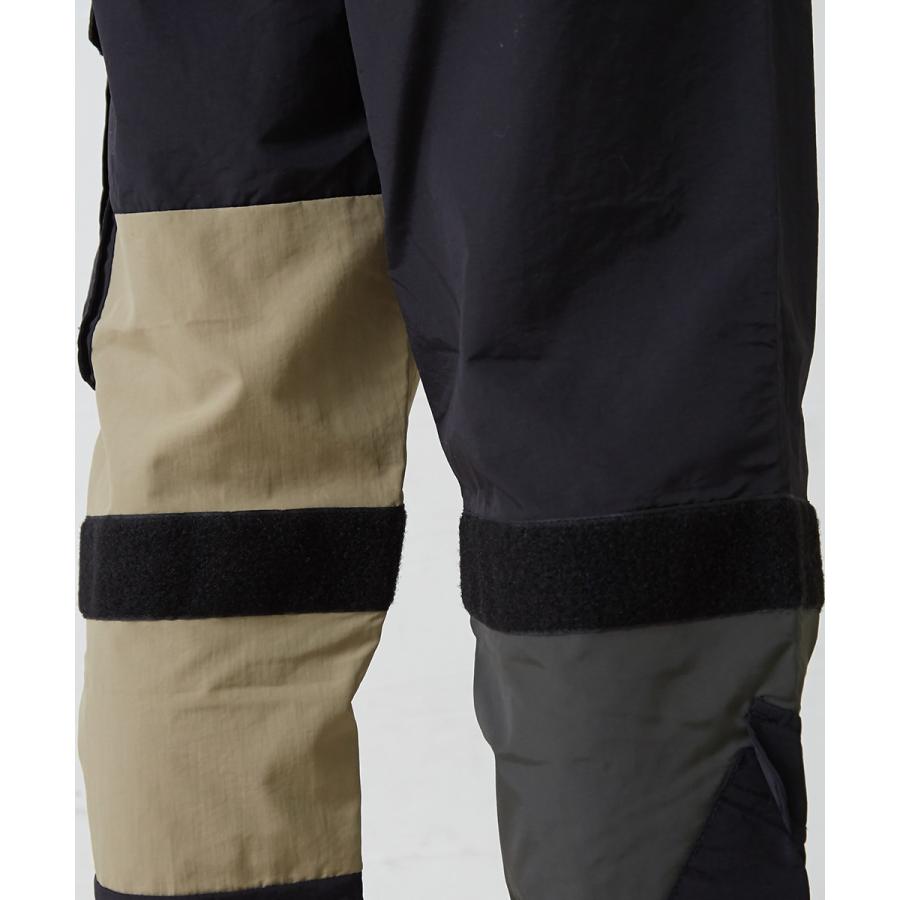 カーゴパンツ メンズ ミリタリー シャカシャカ ナイロンパンツ ワイドパンツ 黒 ストリート系 ストリートファッション 韓国ファッション | improves | 15