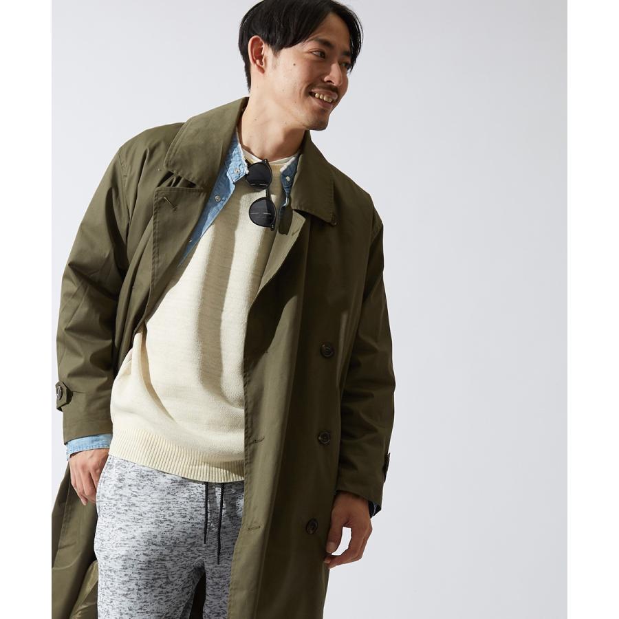 ニット セーター メンズ クルーネック オルテガ柄 長袖 ゆったり 大きいサイズ ニットセーター ビッグシルエット サーフ improves | improves | 03