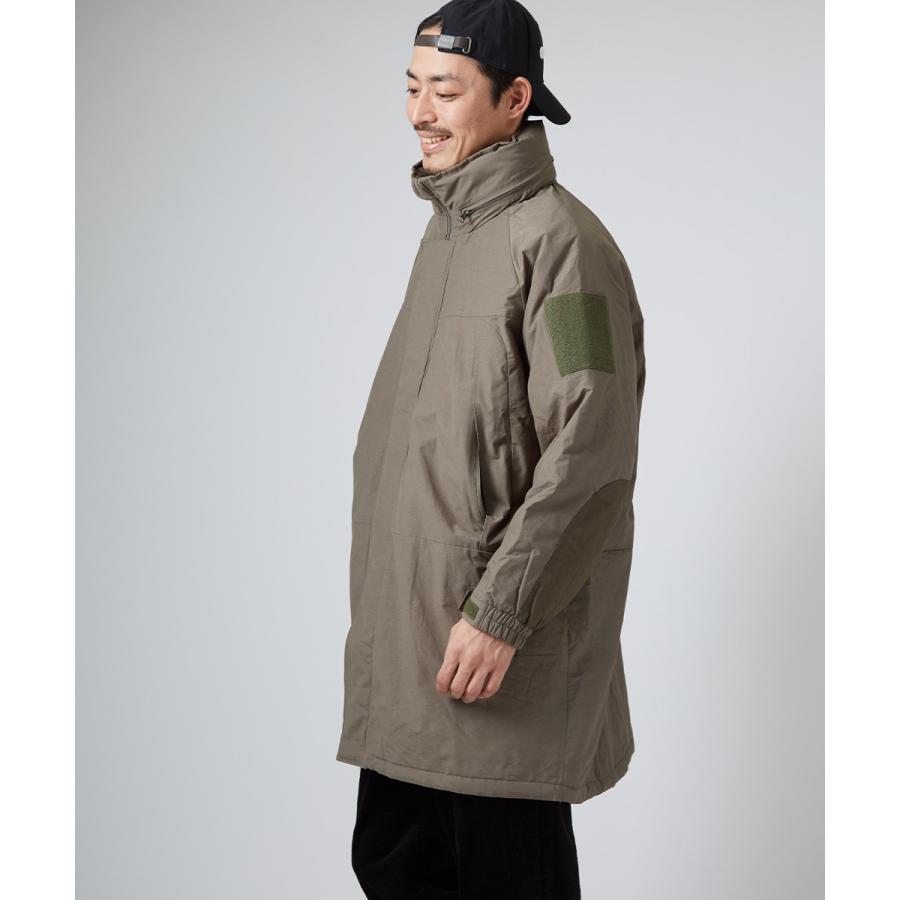 中綿ジャケット メンズ 防寒 オーバーサイズ 大きいサイズ ゆったり ロング丈 黒 緑 ハイネック スタンドカラー 中綿コート ダウンジャケット improves | improves | 10