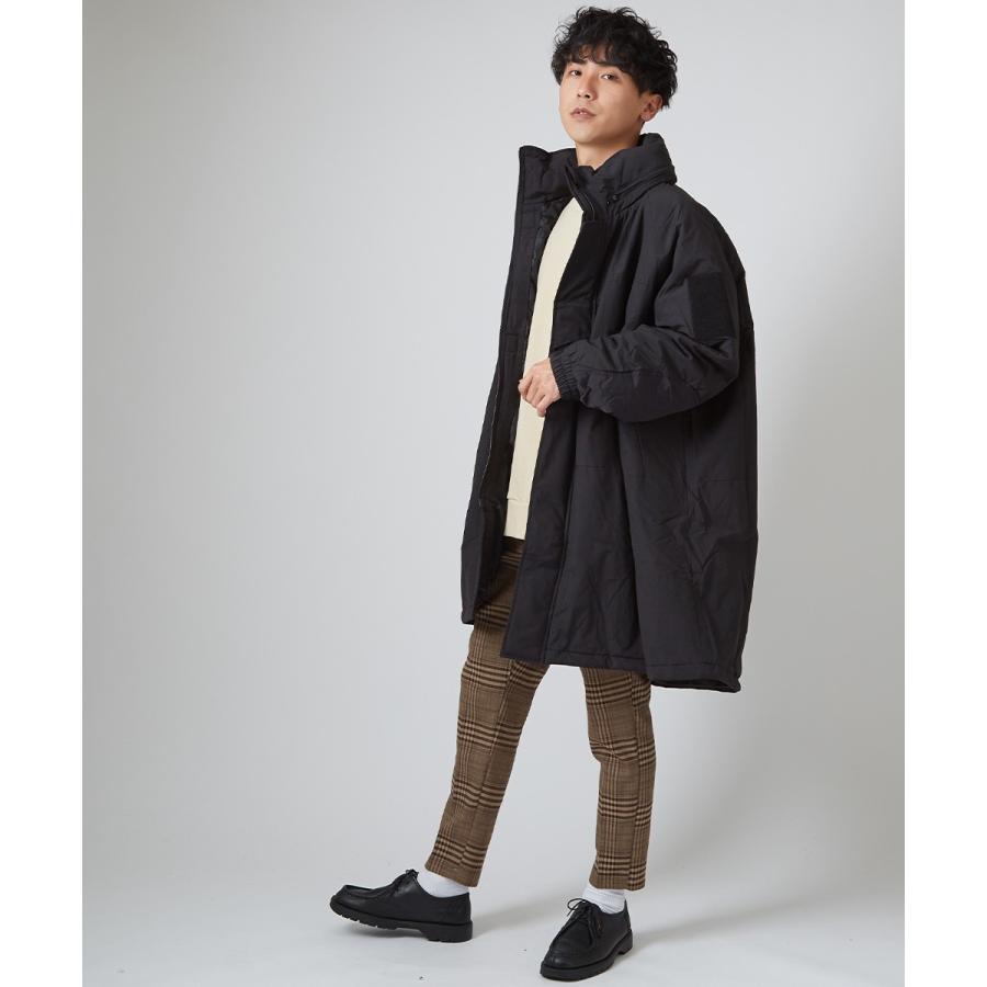 中綿ジャケット メンズ 防寒 オーバーサイズ 大きいサイズ ゆったり ロング丈 黒 緑 ハイネック スタンドカラー 中綿コート ダウンジャケット improves | improves | 13