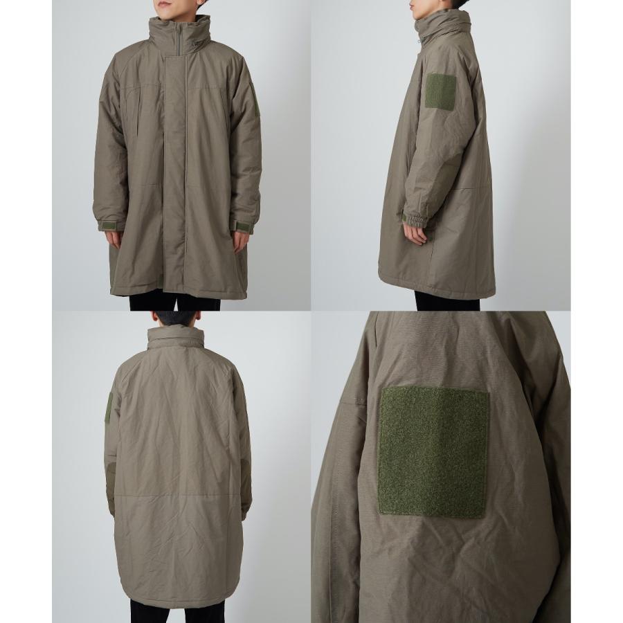 中綿ジャケット メンズ 防寒 オーバーサイズ 大きいサイズ ゆったり ロング丈 黒 緑 ハイネック スタンドカラー 中綿コート ダウンジャケット improves | improves | 16