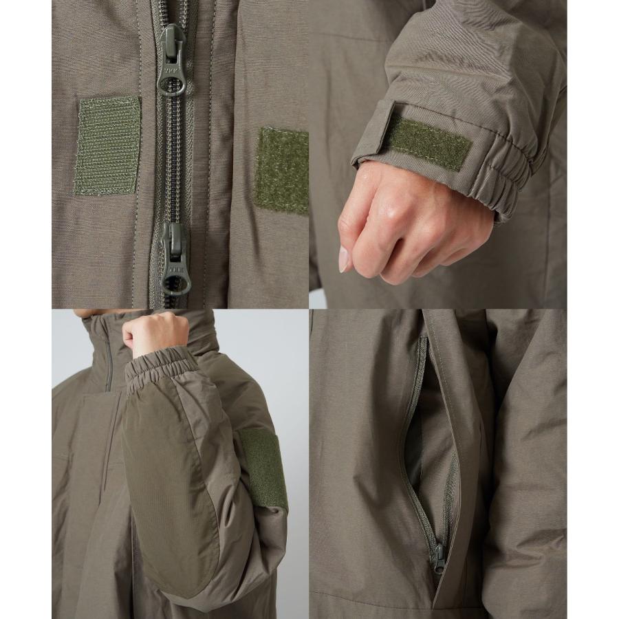 中綿ジャケット メンズ 防寒 オーバーサイズ 大きいサイズ ゆったり ロング丈 黒 緑 ハイネック スタンドカラー 中綿コート ダウンジャケット improves | improves | 19