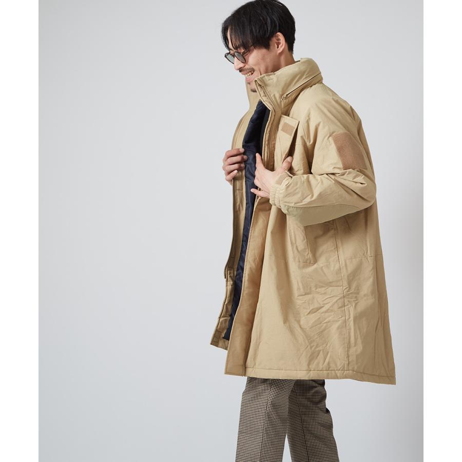 中綿ジャケット メンズ 防寒 オーバーサイズ 大きいサイズ ゆったり ロング丈 黒 緑 ハイネック スタンドカラー 中綿コート ダウンジャケット improves | improves | 03