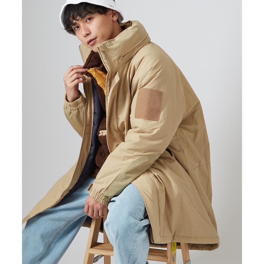 中綿ジャケット メンズ 防寒 オーバーサイズ 大きいサイズ ゆったり ロング丈 黒 緑 ハイネック スタンドカラー 中綿コート ダウンジャケット improves | improves | 04