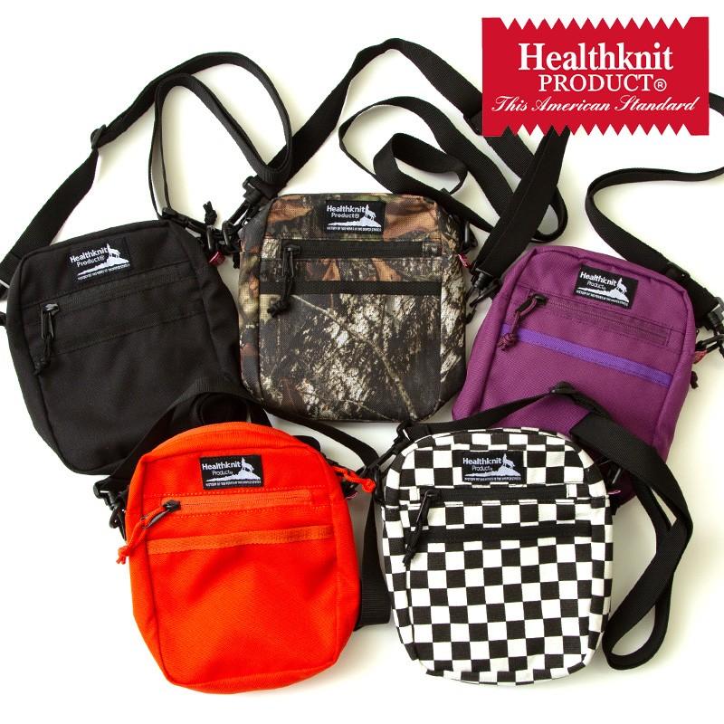 Healthknit ヘルスニット ミニ ショルダーバッグ メンズ サコッシュ ショルダーバック ミニショルダーバッグ ブランド 斜めがけ カバン | Healthknit