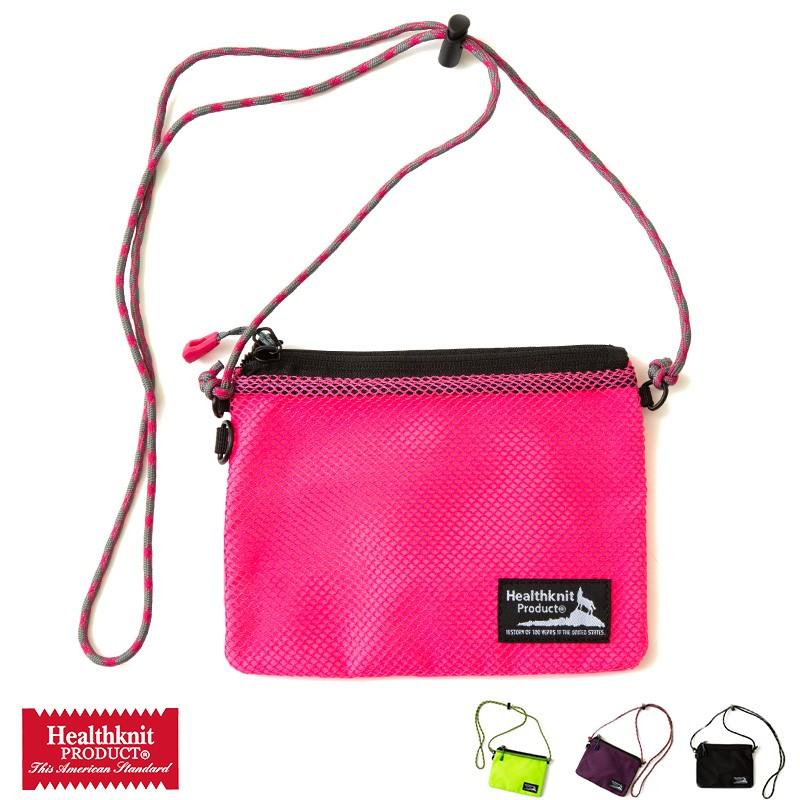 Healthknit ヘルスニット サコッシュ メンズ ブランド ミニサコッシュバッグ サコッシュバック ショルダーバッグ 斜めがけ カバン 鞄 | Healthknit