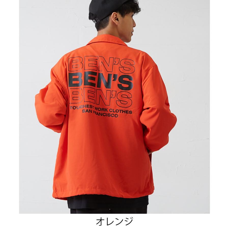 BEN DAVIS ベンデイビス コーチジャケット メンズ ストリート ナイロン ロゴ プリント ブルゾン カバーオール ジャンパー ベンデービス | BEN DAVIS | 01
