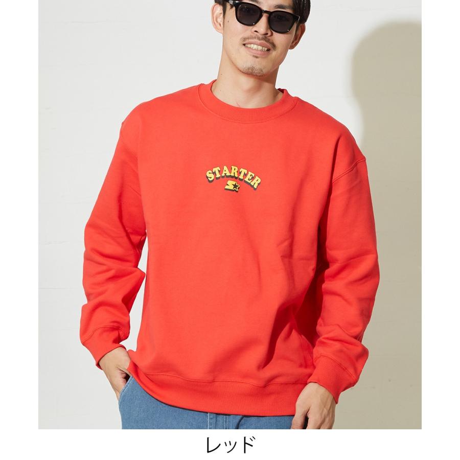 STARTER BLACK LABEL スターターブラックレーベル トレーナー スウェット 裏起毛 メンズ あったか スウェットトレーナー | improves | 02