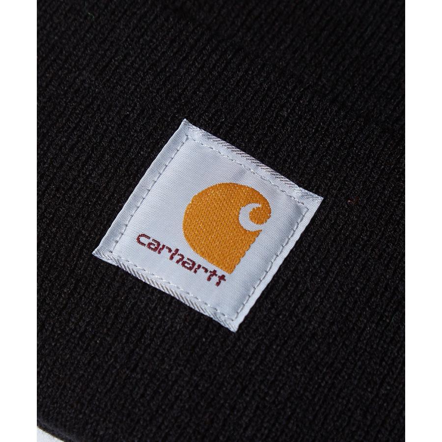 Carhartt カーハート ニットキャップ メンズ  ニット帽子 ロゴ ラベル ブランド 無地 黒 緑 茶 青 帽子 ストリートファッション ストリート系 | Carhartt | 11