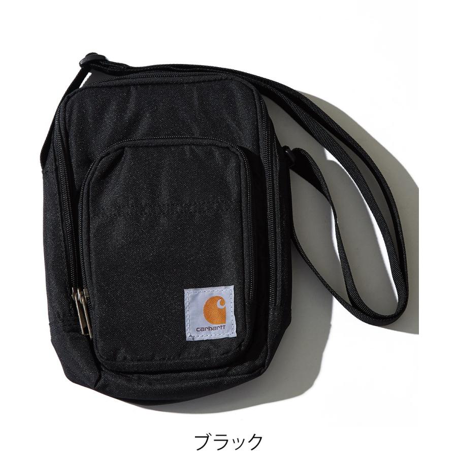 Carhartt カーハート ミニ ショルダーバッグ メンズ  サコッシュ ポーチ 撥水 無地 迷彩 黒 ブランド カモフラージュ 柄 迷彩柄 小さめ カバン 鞄 BAG | Carhartt | 04