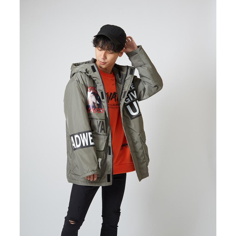 【美品】 フレームワーク ミリタリージャケットパーカー ワイドシルエット YMCLKY 米軍タイプ NAVY ウェットウェザーパーカー ブラック