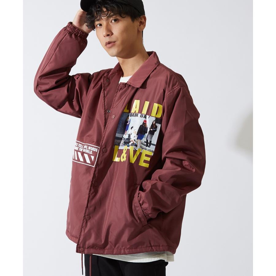 コーチジャケット メンズ  中綿ジャケット 軽量 防寒 ナイロン ビッグシルエット ゆったり ジャンバー ジャンパー 大きいサイズ improves | improves | 02