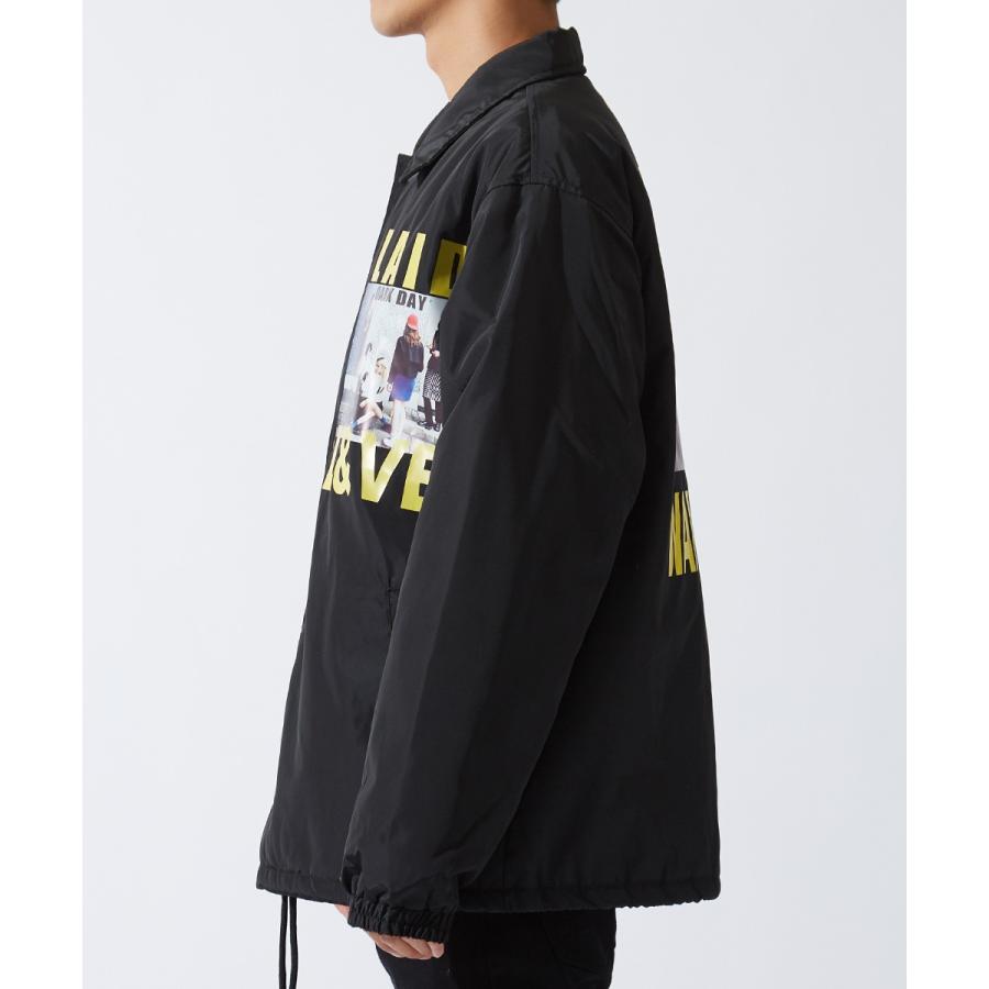 コーチジャケット メンズ  中綿ジャケット 軽量 防寒 ナイロン ビッグシルエット ゆったり ジャンバー ジャンパー 大きいサイズ improves | improves | 08