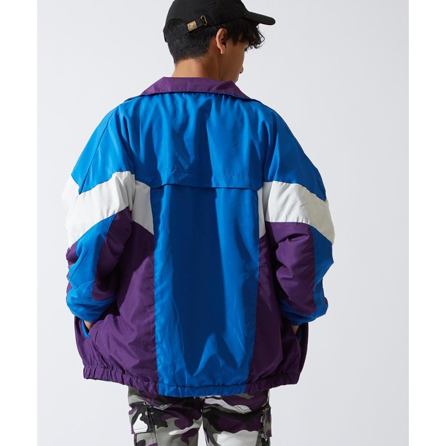 トラックジャケット メンズ ナイロン 大きいサイズ ビッグシルエット シャカシャカ ウインドブレーカー ナイロンジャケットimproves | improves | 12