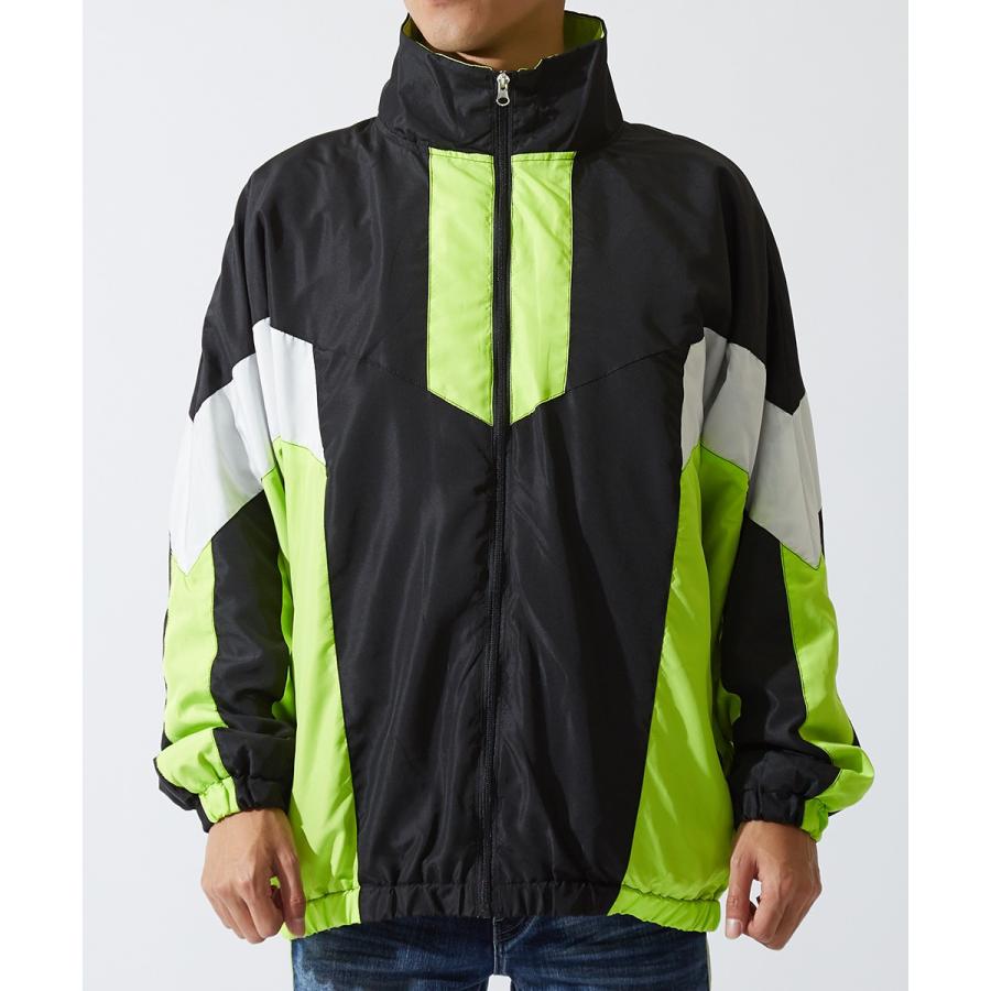 トラックジャケット メンズ ナイロン 大きいサイズ ビッグシルエット シャカシャカ ウインドブレーカー ナイロンジャケットimproves | improves | 14