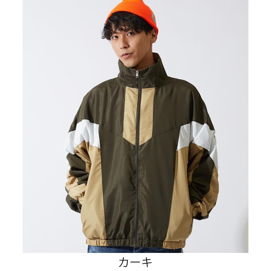 トラックジャケット メンズ ナイロン 大きいサイズ ビッグシルエット シャカシャカ ウインドブレーカー ナイロンジャケットimproves | improves | 09