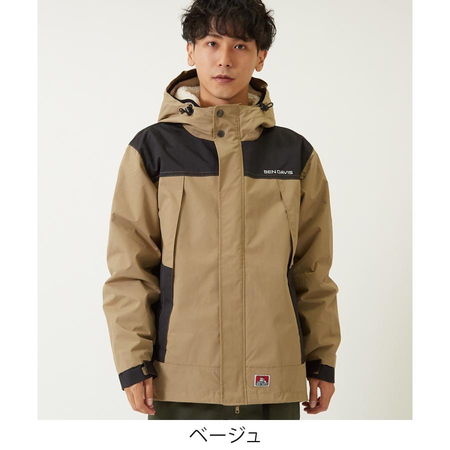 BEN DAVIS（ベンデイビス） マウンテンパーカー メンズ 防寒 裏ボア