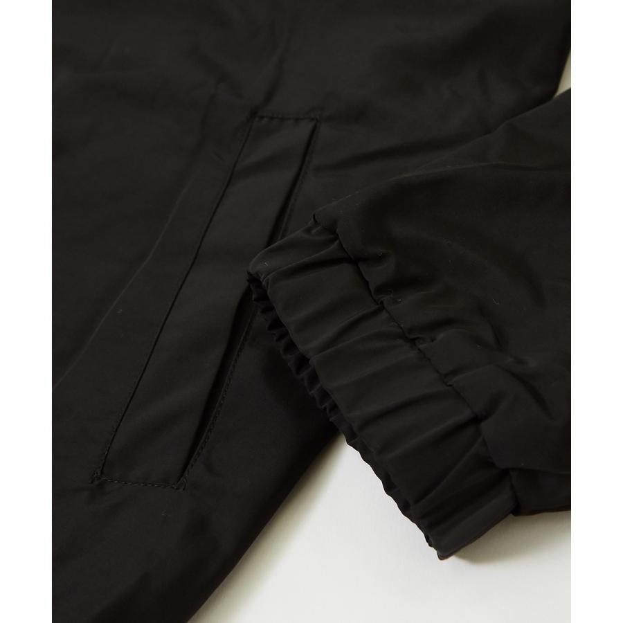 BEN DAVIS ベンデイビス コーチジャケット 裏ボア メンズ チェック柄 ロゴ プリント ゆったり ドロップショルダー 黒 ブランド  ベンデービス improves | BEN DAVIS | 12