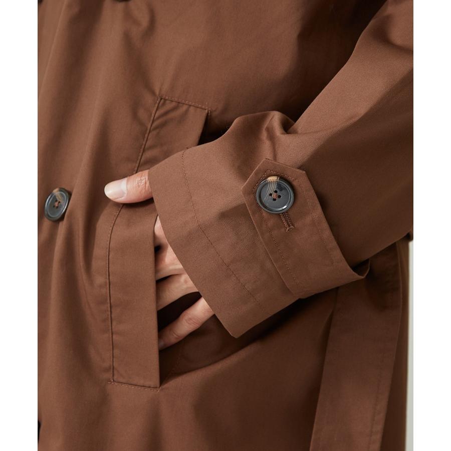 トレンチコート メンズ  コート ロングコート ゆったり 大きいサイズ 黒 緑 ロング丈 軽量 ミリタリー きれいめ improves | improves | 15