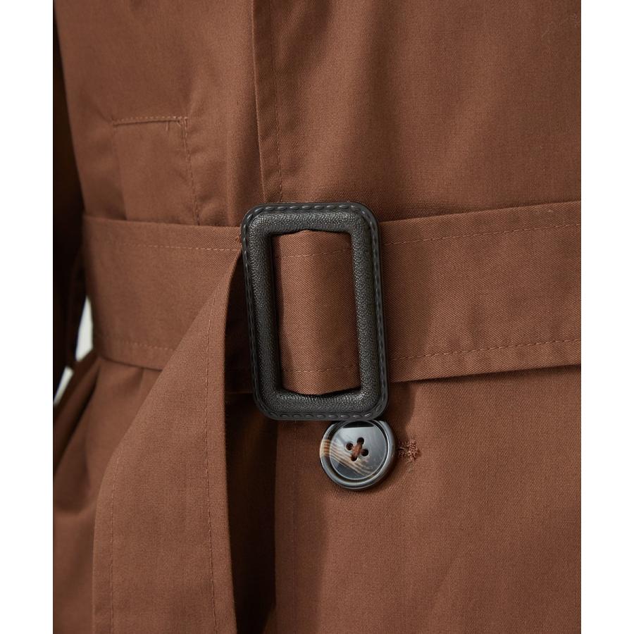 トレンチコート メンズ  コート ロングコート ゆったり 大きいサイズ 黒 緑 ロング丈 軽量 ミリタリー きれいめ improves | improves | 17