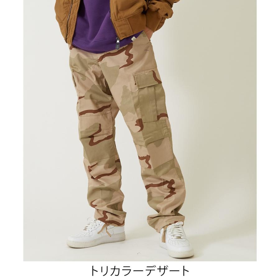 ROTHCO ロスコ カーゴパンツ メンズ 迷彩柄 カモフラージュ ミリタリー カモフラ柄 ビッグシルエット 大きいサイズ ワイドパンツ | ROTHCO | 04