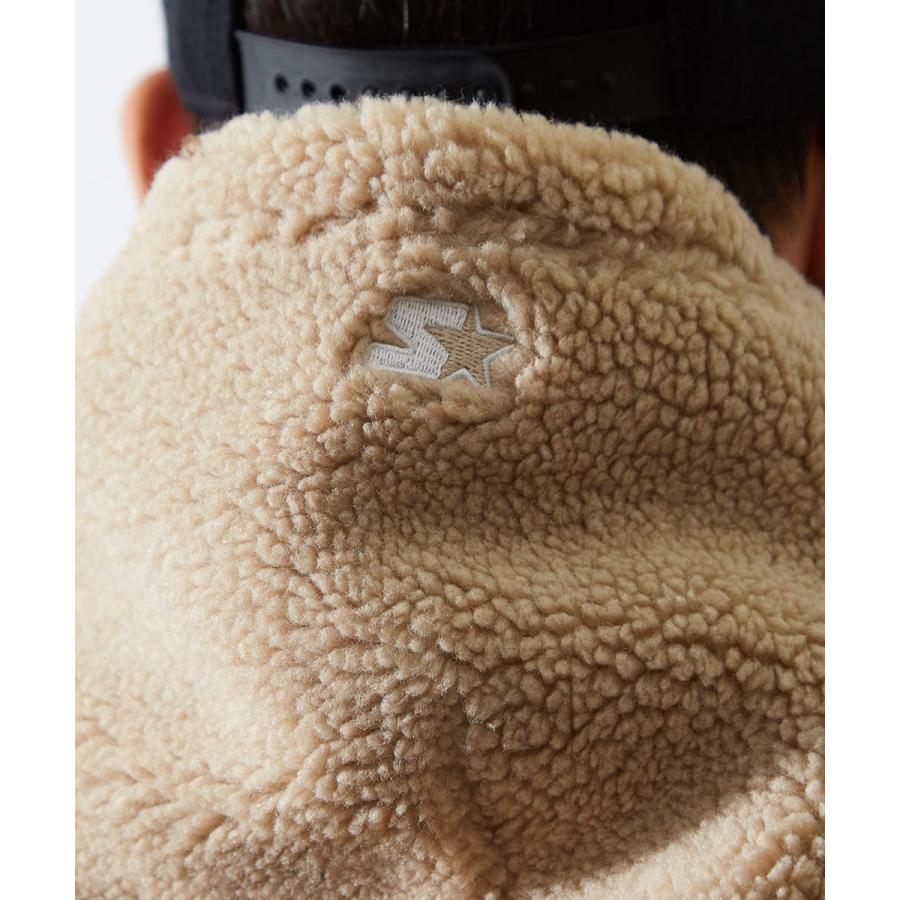 STARTER BLACK LABEL スターターブラックレーベル ボアパーカー メンズ もこもこ 厚手 プルオーバー ゆったり 大きいサイズ オーバーサイズ | improves | 11