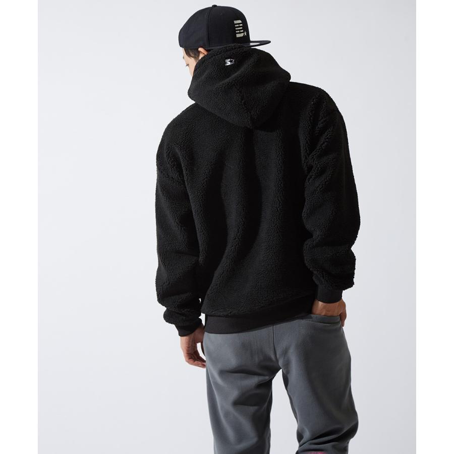 STARTER BLACK LABEL スターターブラックレーベル ボアパーカー メンズ もこもこ 厚手 プルオーバー ゆったり 大きいサイズ オーバーサイズ | improves | 06