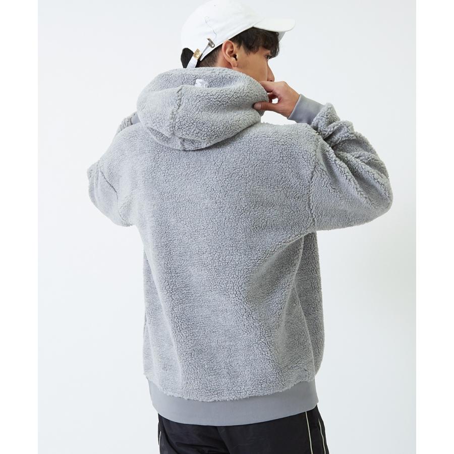 STARTER BLACK LABEL スターターブラックレーベル ボアパーカー メンズ もこもこ 厚手 プルオーバー ゆったり 大きいサイズ オーバーサイズ | improves | 05