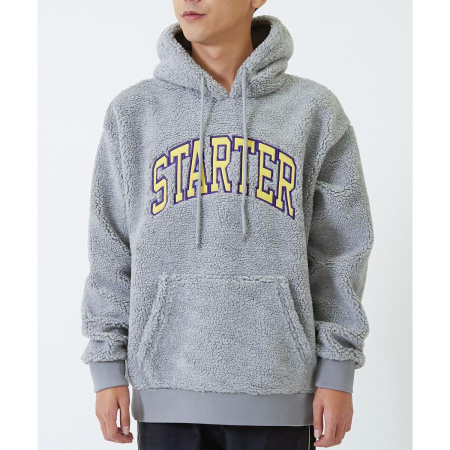 STARTER BLACK LABEL スターターブラックレーベル ボアパーカー メンズ もこもこ 厚手 プルオーバー ゆったり 大きいサイズ オーバーサイズ | improves | 06