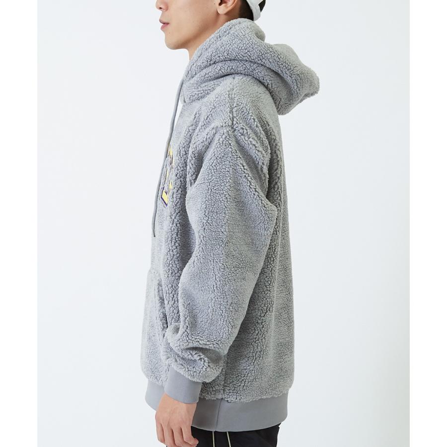 STARTER BLACK LABEL スターターブラックレーベル ボアパーカー メンズ もこもこ 厚手 プルオーバー ゆったり 大きいサイズ オーバーサイズ | improves | 07