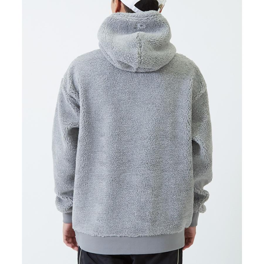 STARTER BLACK LABEL スターターブラックレーベル ボアパーカー メンズ もこもこ 厚手 プルオーバー ゆったり 大きいサイズ オーバーサイズ | improves | 08