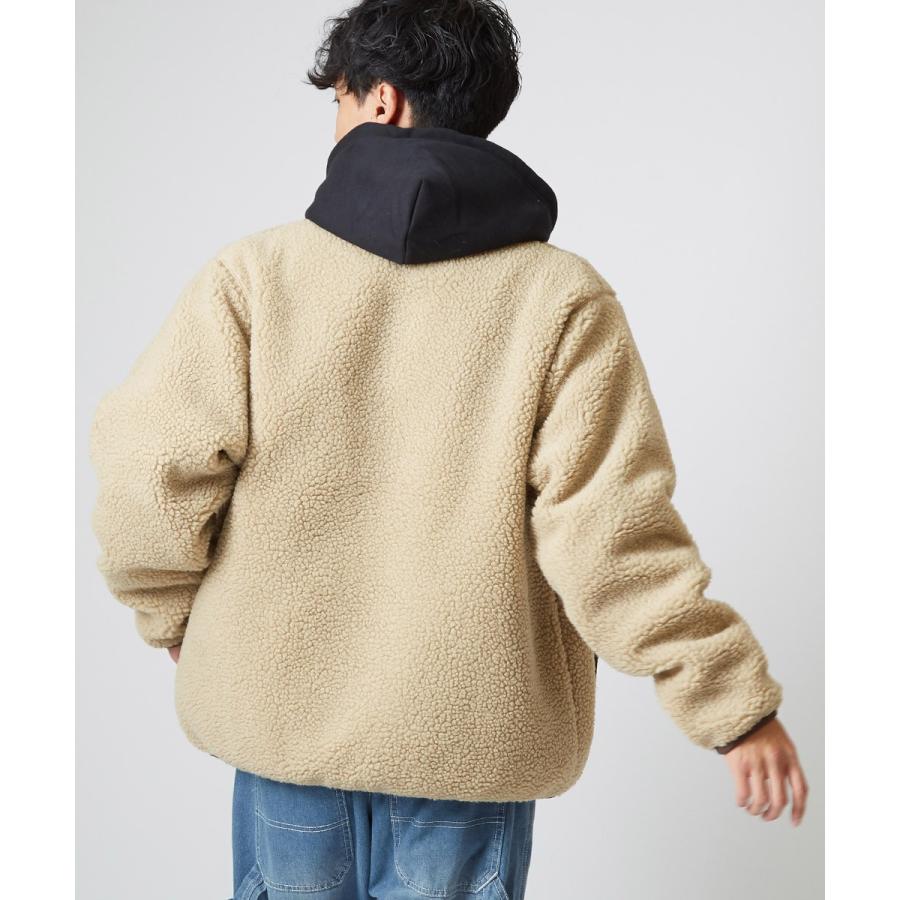 BEN DAVIS（ベンデイビス） ボアジャケット メンズ もこもこ ボア