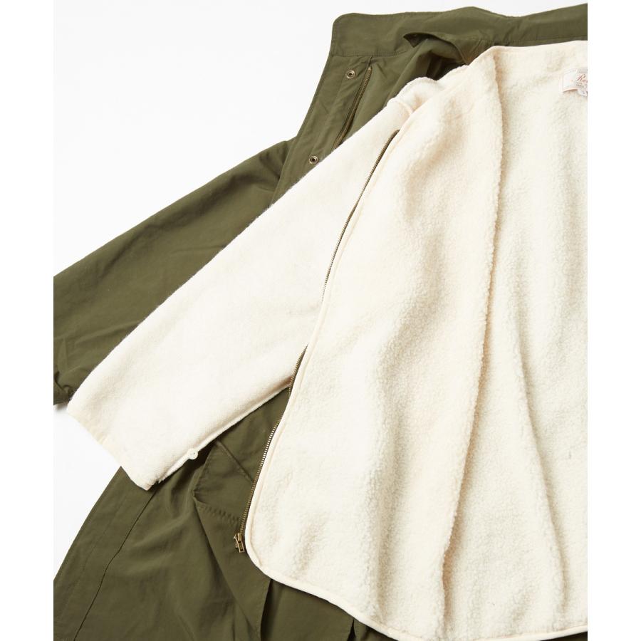 モッズコート メンズ ロング 裏ボア ロングコート スタンドカラー 撥水 ライナー付き 取り外し ミリタリー コート ミリタリージャケット improves | improves | 12