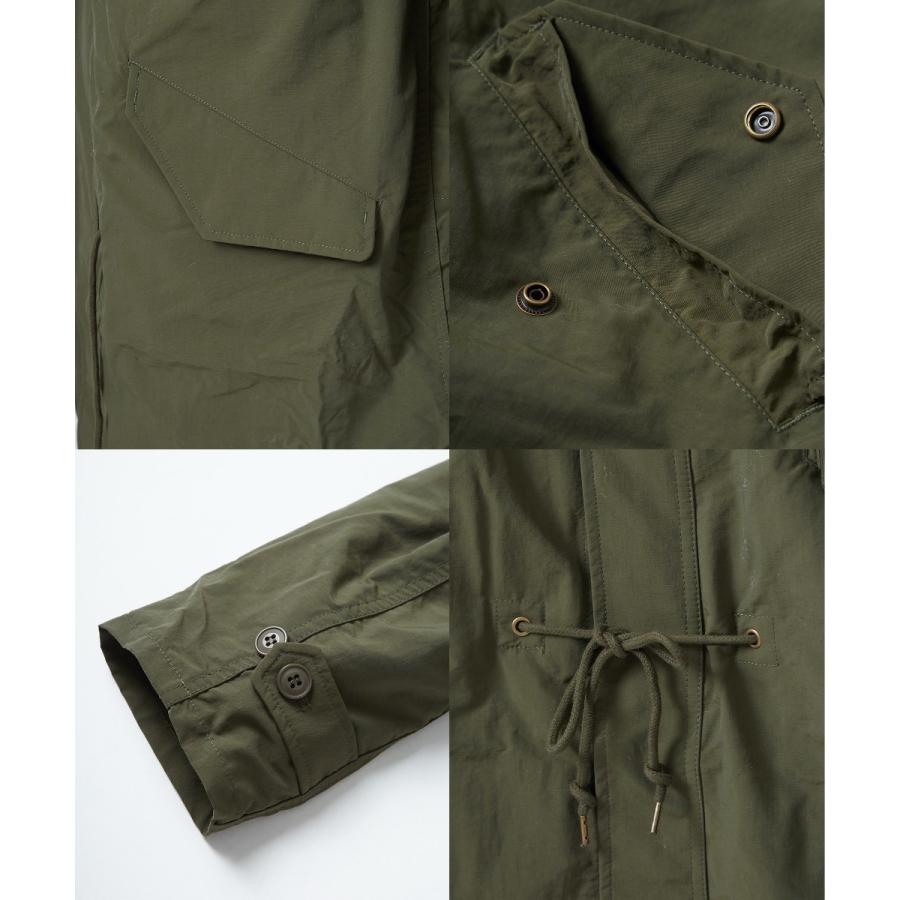 モッズコート メンズ ロング 裏ボア ロングコート スタンドカラー 撥水 ライナー付き 取り外し ミリタリー コート ミリタリージャケット improves | improves | 16