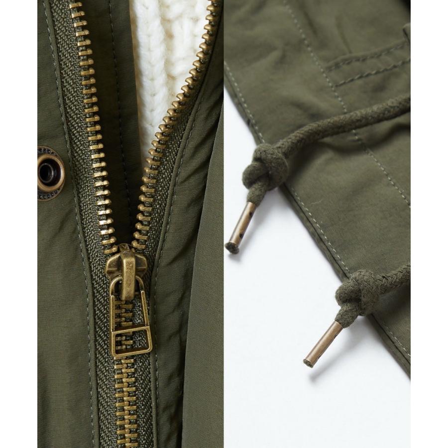 モッズコート メンズ ロング 裏ボア ロングコート スタンドカラー 撥水 ライナー付き 取り外し ミリタリー コート ミリタリージャケット improves | improves | 17