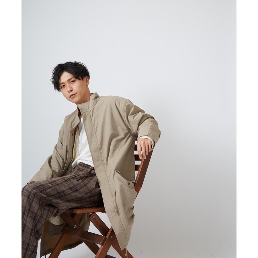 モッズコート メンズ ロング 裏ボア ロングコート スタンドカラー 撥水 ライナー付き 取り外し ミリタリー コート ミリタリージャケット improves | improves | 05