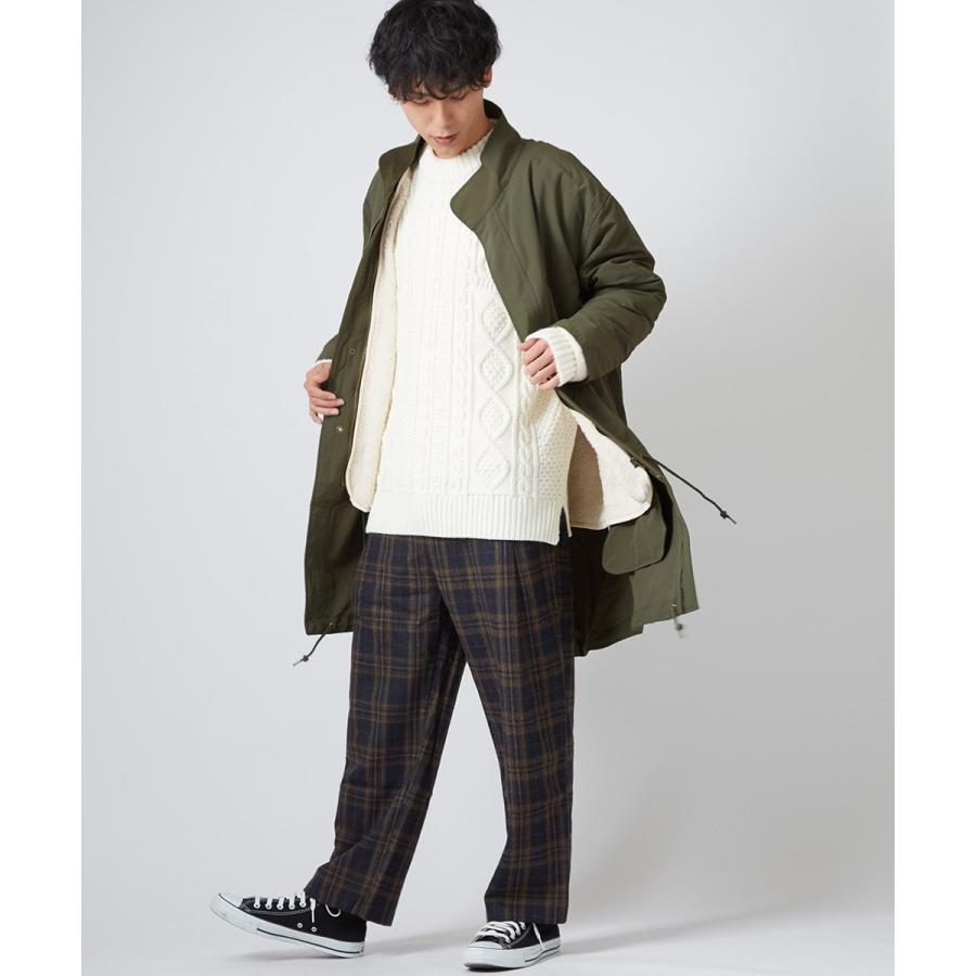 improves モッズコート メンズ ロング 裏ボア ロングコート