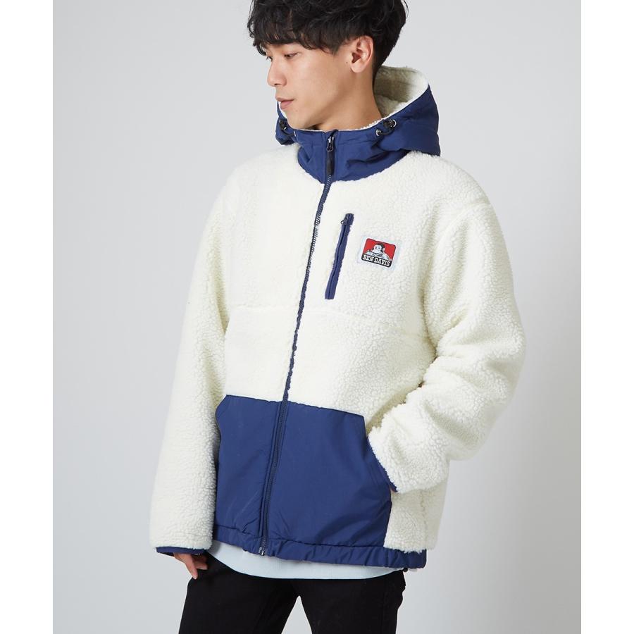 BEN DAVIS ベンデイビス ボアジャケット メンズ シープボア