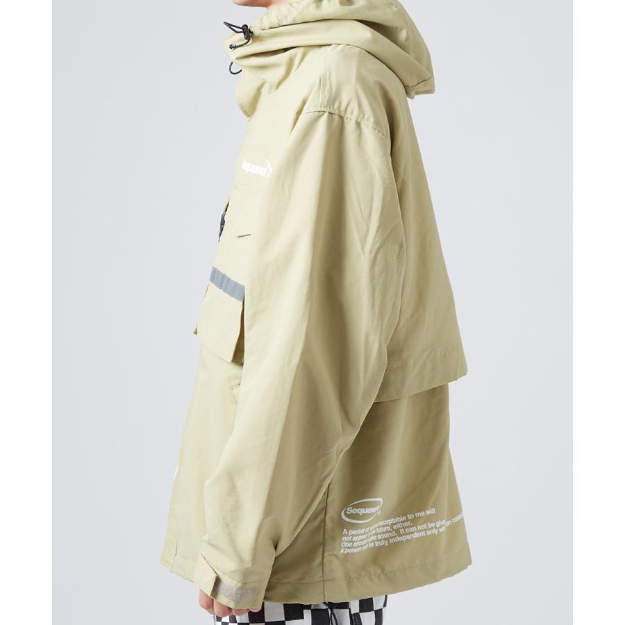 Sequence B ONE SOUL マウンテンパーカー メンズ プリント ポケット ファスナー ZIP マンパ ゆったり 大きいサイズ ドロップショルダー アウター ジャケット |  | 12