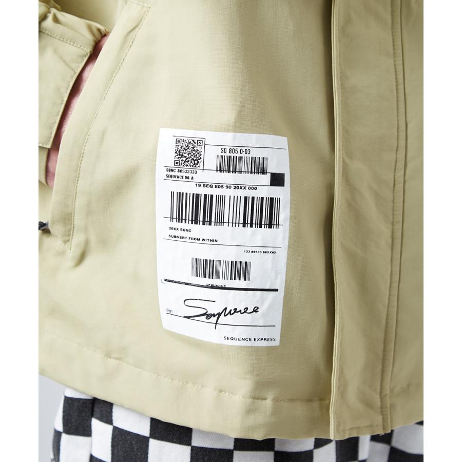 Sequence B ONE SOUL マウンテンパーカー メンズ プリント ポケット ファスナー ZIP マンパ ゆったり 大きいサイズ ドロップショルダー アウター ジャケット |  | 18