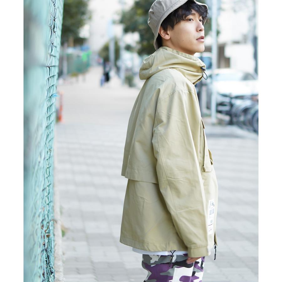 N383/Theory パーカー ジャケット ドロップショルダー ストレッチ S Sequence B ONE SOUL マウンテンパーカー メンズ プリント