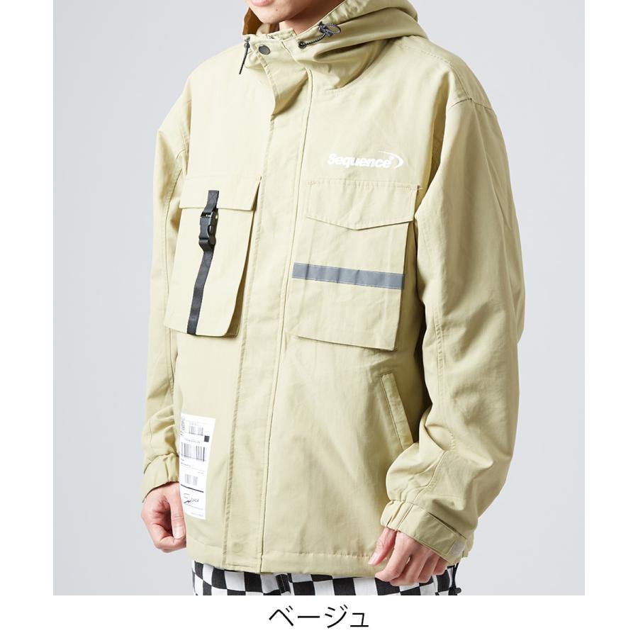 Sequence B ONE SOUL マウンテンパーカー メンズ プリント ポケット ファスナー ZIP マンパ ゆったり 大きいサイズ ドロップショルダー アウター ジャケット |  | 10