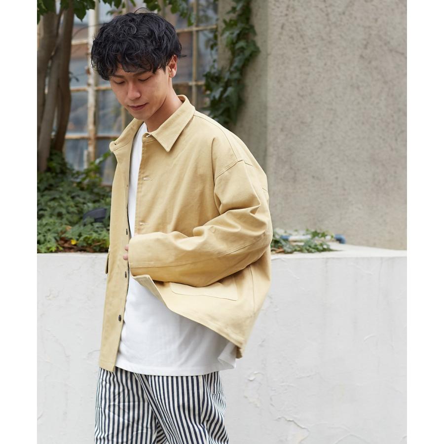 Revo. レヴォ カバーオール メンズ デニムジャケット Gジャン ミリタリージャケット ワークジャケット ルーズ ドロップショルダー 春 | Revo. | 11