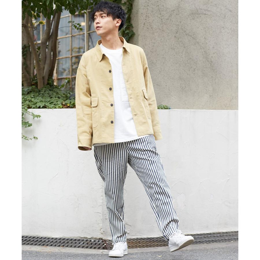 Revo. レヴォ カバーオール メンズ デニムジャケット Gジャン ミリタリージャケット ワークジャケット ルーズ ドロップショルダー 春 | Revo. | 12