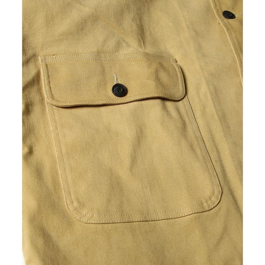 Revo. レヴォ カバーオール メンズ デニムジャケット Gジャン ミリタリージャケット ワークジャケット ルーズ ドロップショルダー 春 | Revo. | 18