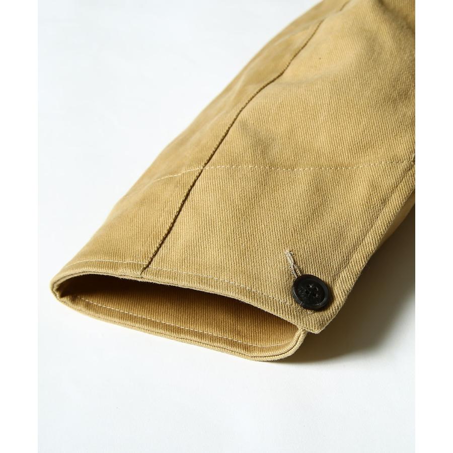 Revo. レヴォ カバーオール メンズ デニムジャケット Gジャン ミリタリージャケット ワークジャケット ルーズ ドロップショルダー 春 | Revo. | 19