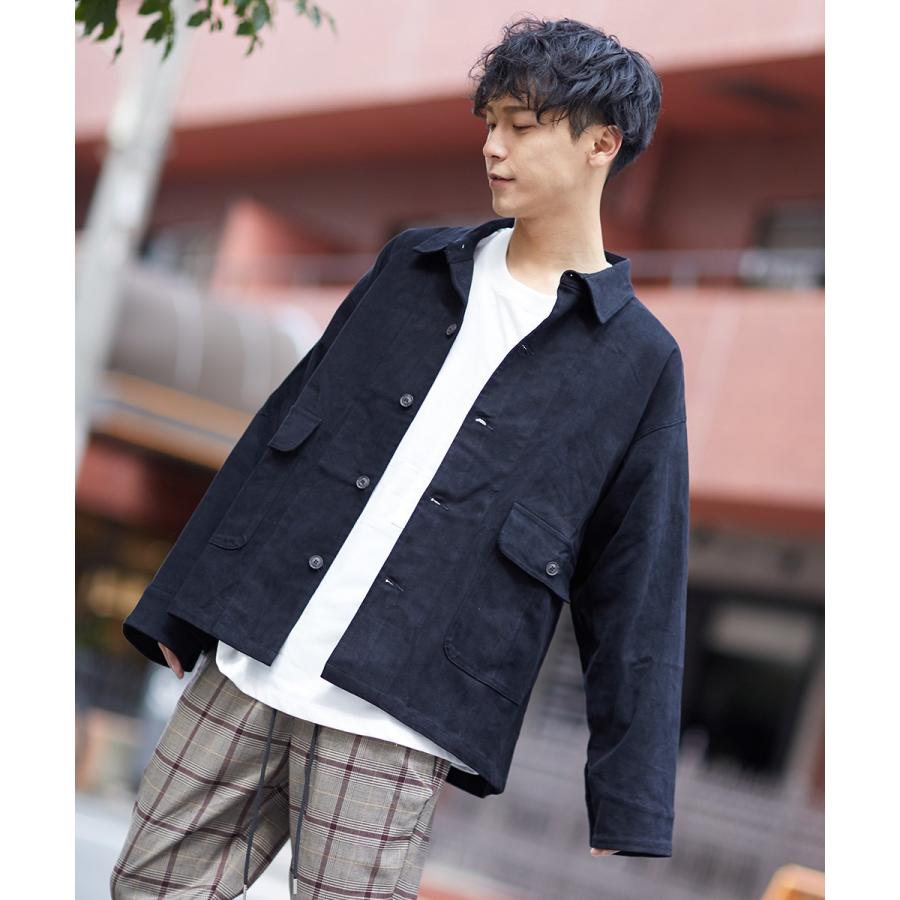 Revo. レヴォ カバーオール メンズ デニムジャケット Gジャン ミリタリージャケット ワークジャケット ルーズ ドロップショルダー 春 | Revo. | 07