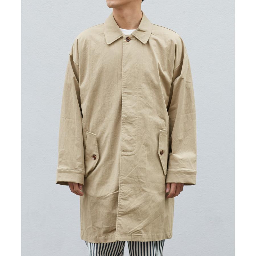 Revo. レヴォ ステンカラーコート メンズ ロングコート スプリングコート チェスターコート アウター ツイル ビッグシルエット オーバーサイズ 春 | Revo. | 10