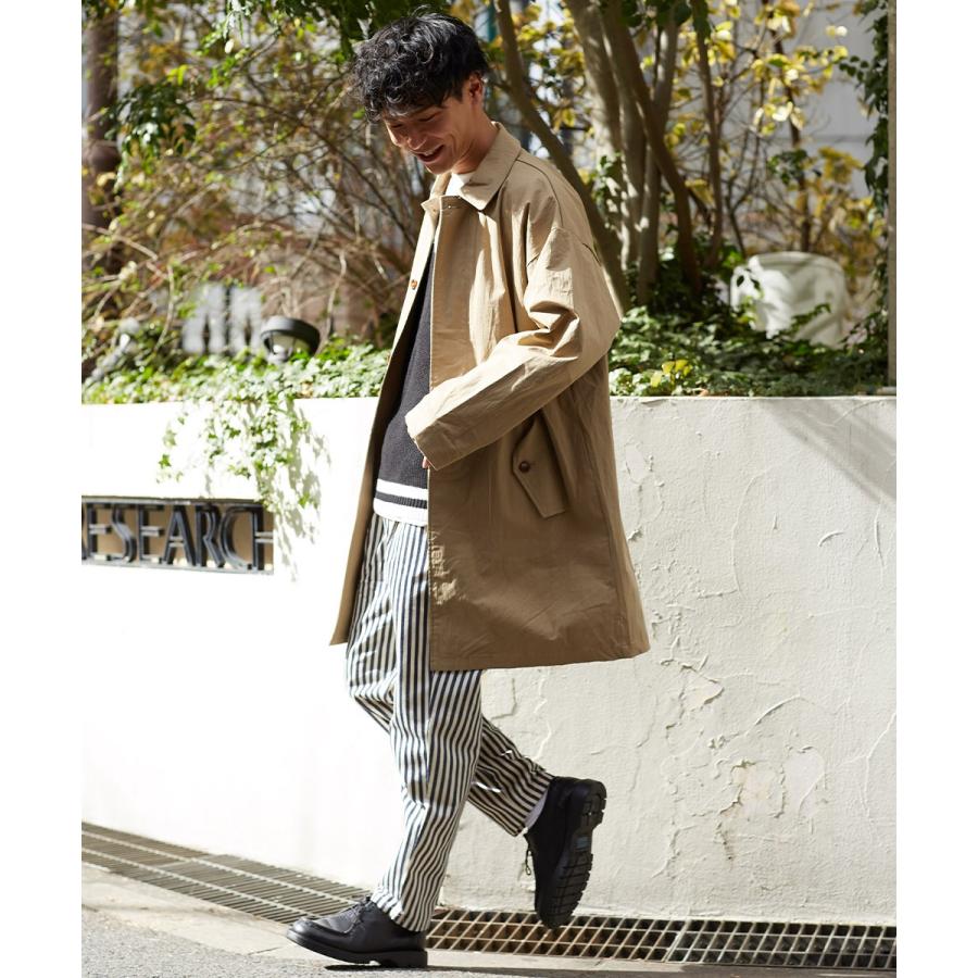 Revo. レヴォ ステンカラーコート メンズ ロングコート スプリングコート チェスターコート アウター ツイル ビッグシルエット オーバーサイズ 春 | Revo. | 04