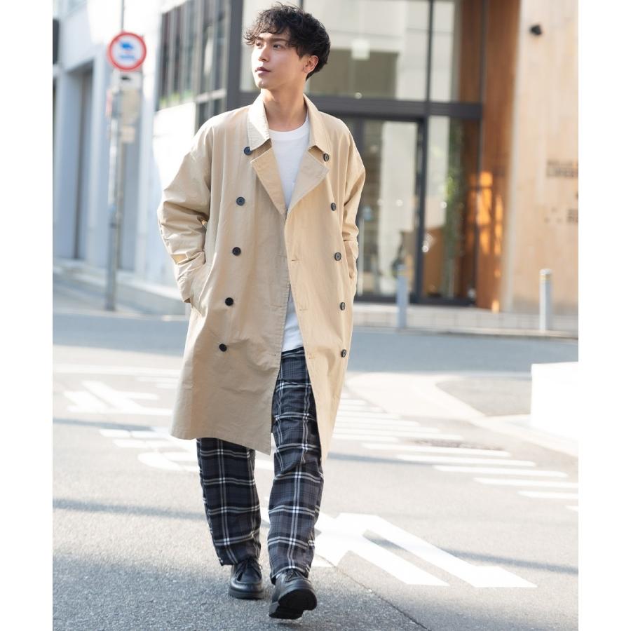 STONE ❤︎ロング・コート セール】【2WAY】 オーバーサイズ ルーズ ステンカラースタンド
